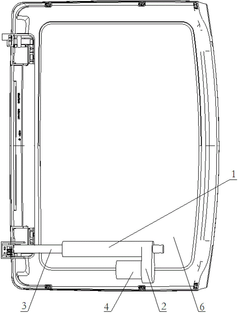 Opening and closing device of upper cover of washing machine and washing machine