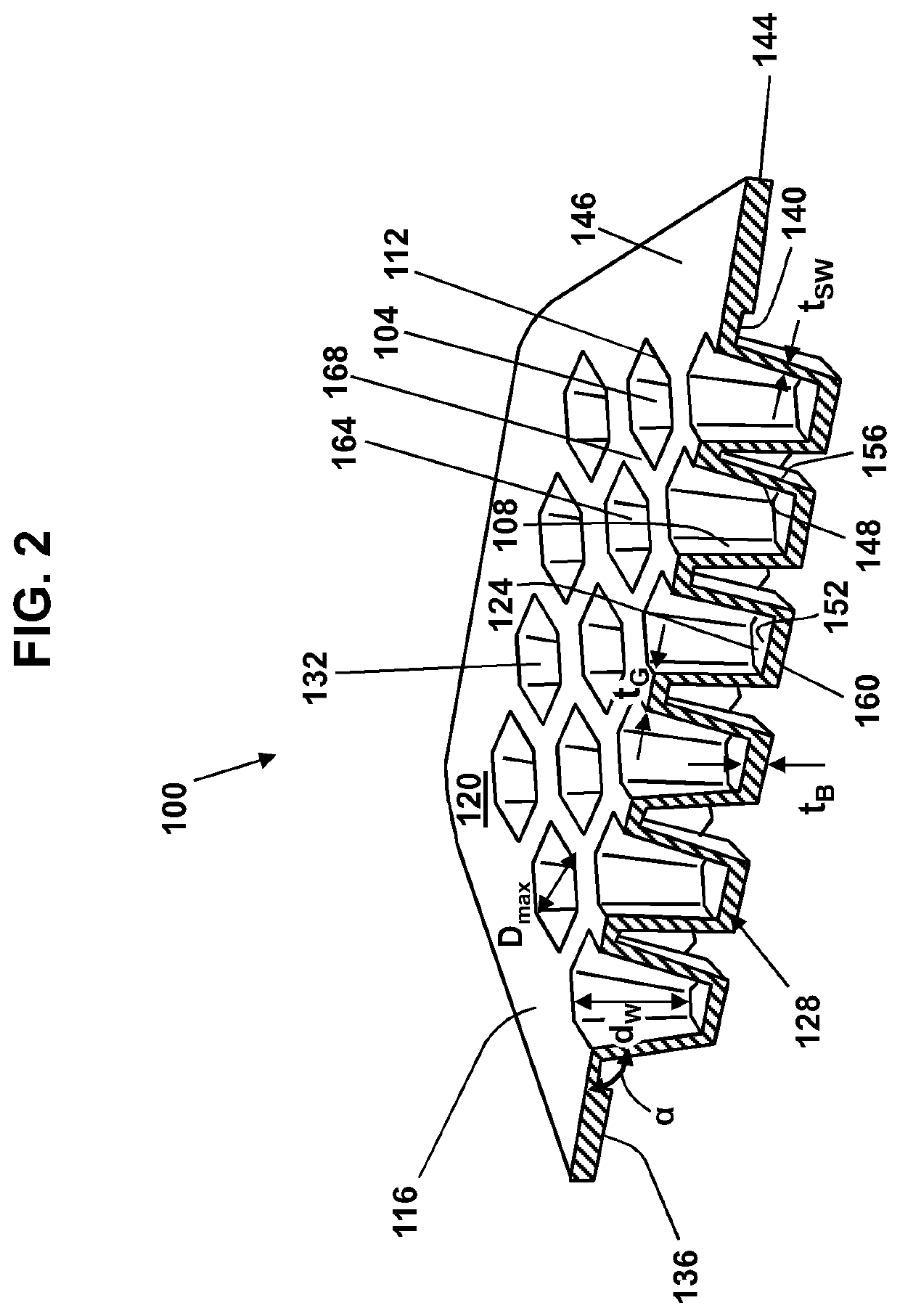 Glass structure, glass structure forming system, and method of making glass structure