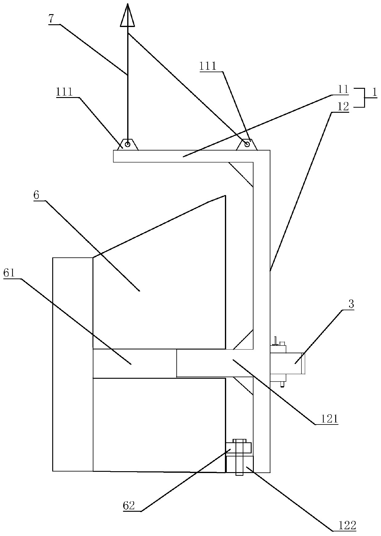 L-shaped hanger for prefabricated T-beam formwork