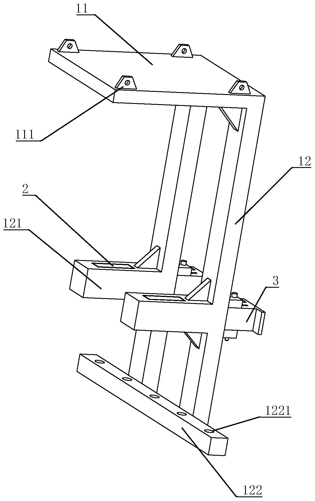 L-shaped hanger for prefabricated T-beam formwork