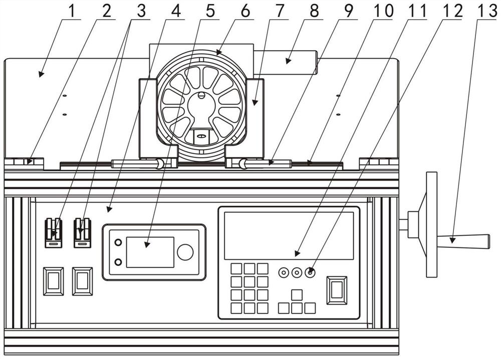 Robot driving mechanism assembling and detecting comprehensive platform