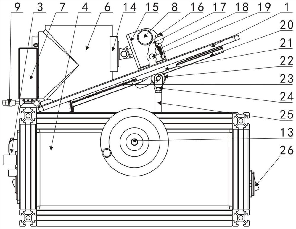 Robot driving mechanism assembling and detecting comprehensive platform