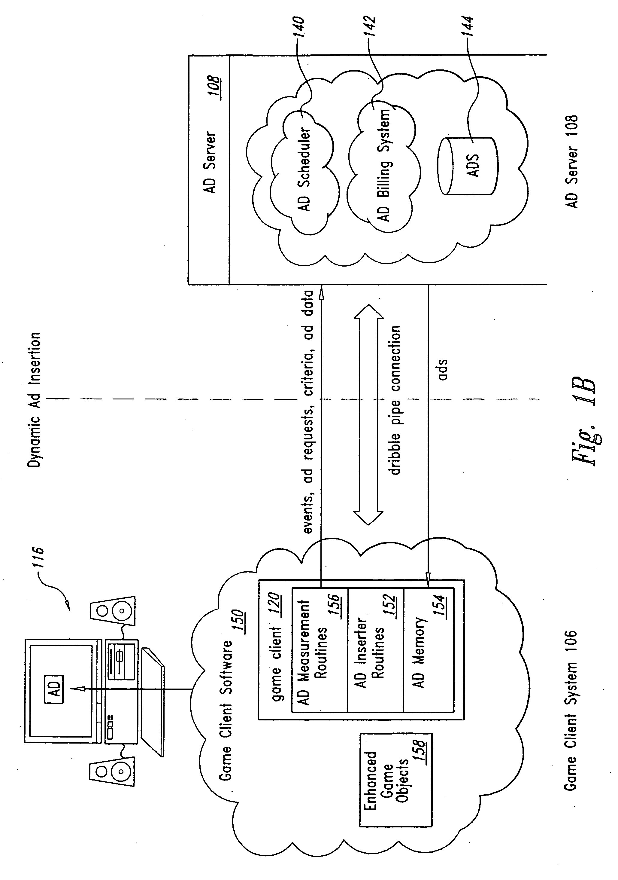Method and system for dynamically incorporating advertising content into multimedia environments