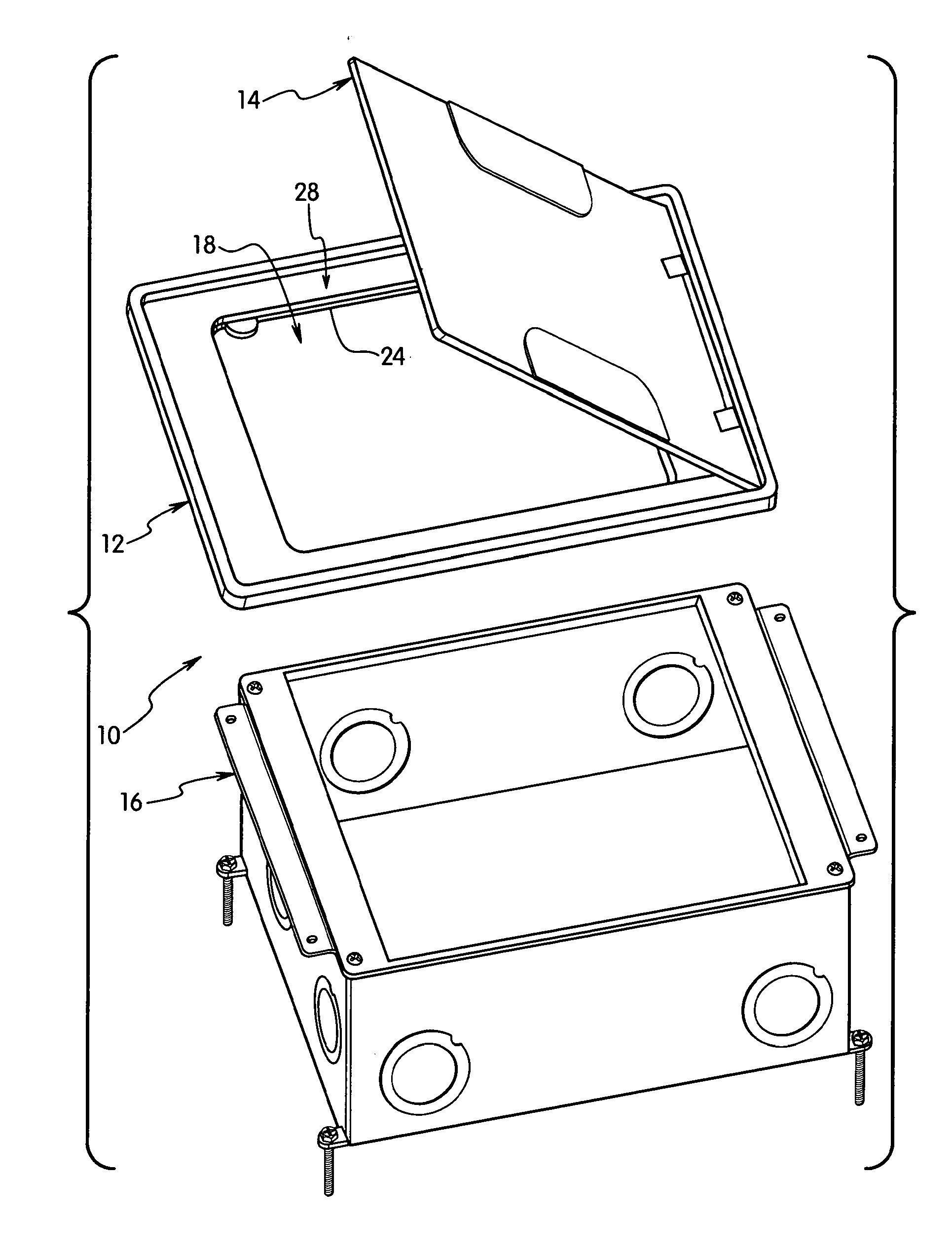 Floor box cover assembly