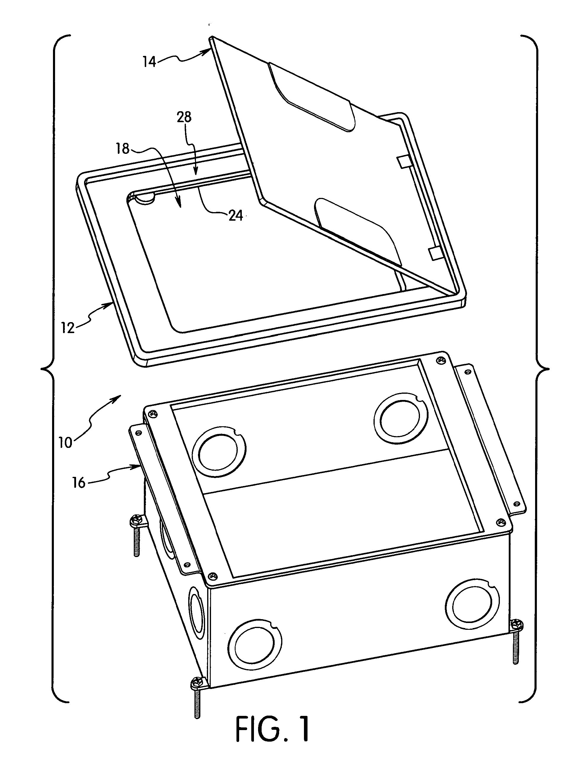 Floor box cover assembly