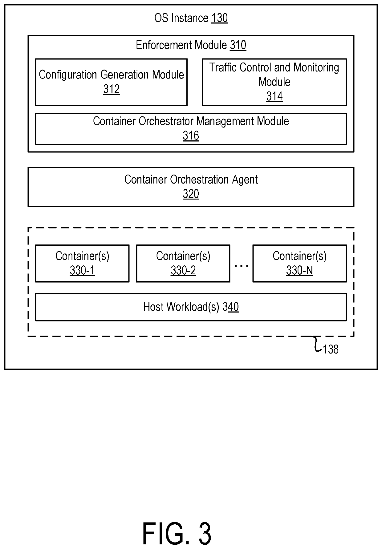 Managing containers based on pairing keys in a segmented network environment