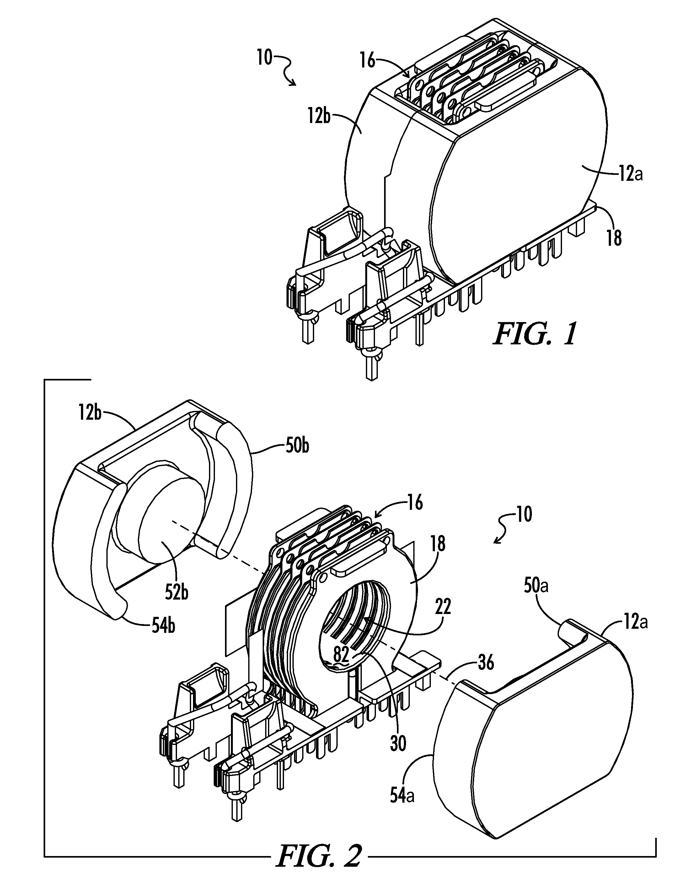 Slotted bobbin magnetic component devices and methods