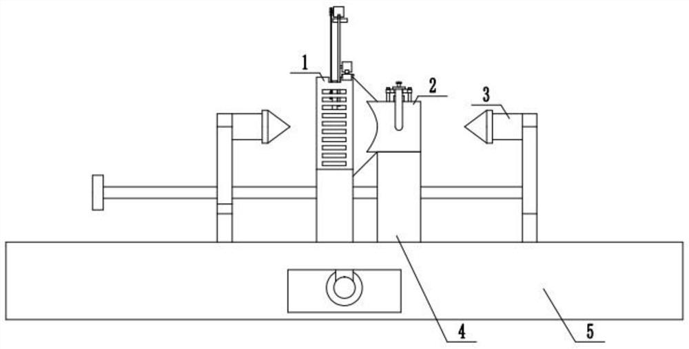 Pipe surface grinding processing device