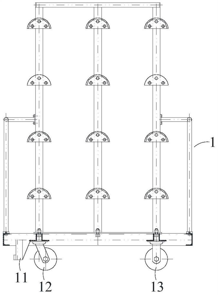 AGV system for drying furnace in wire drawing workshop