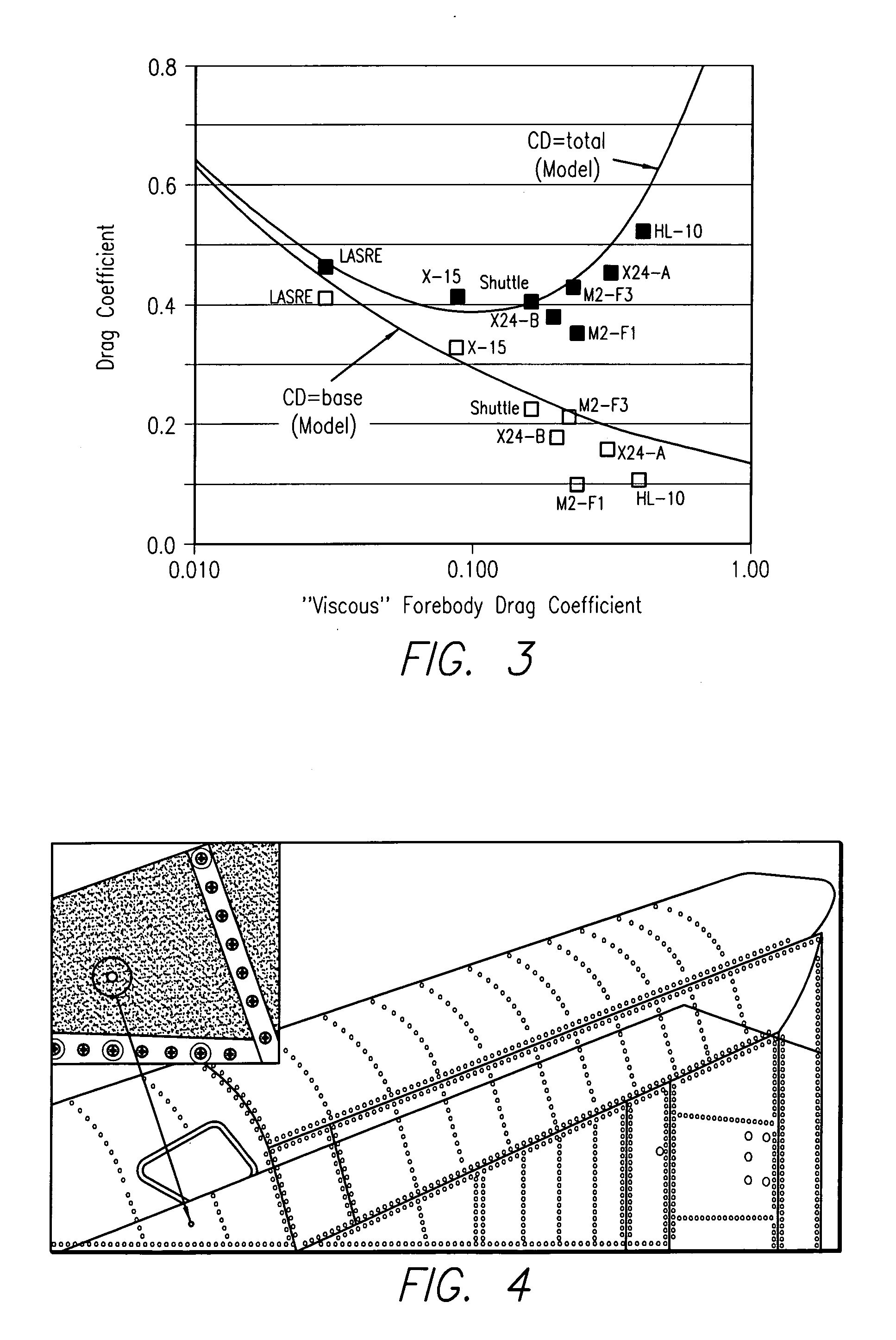 Method for reducing the drag of blunt-based vehicles by adaptively increasing forebody roughness