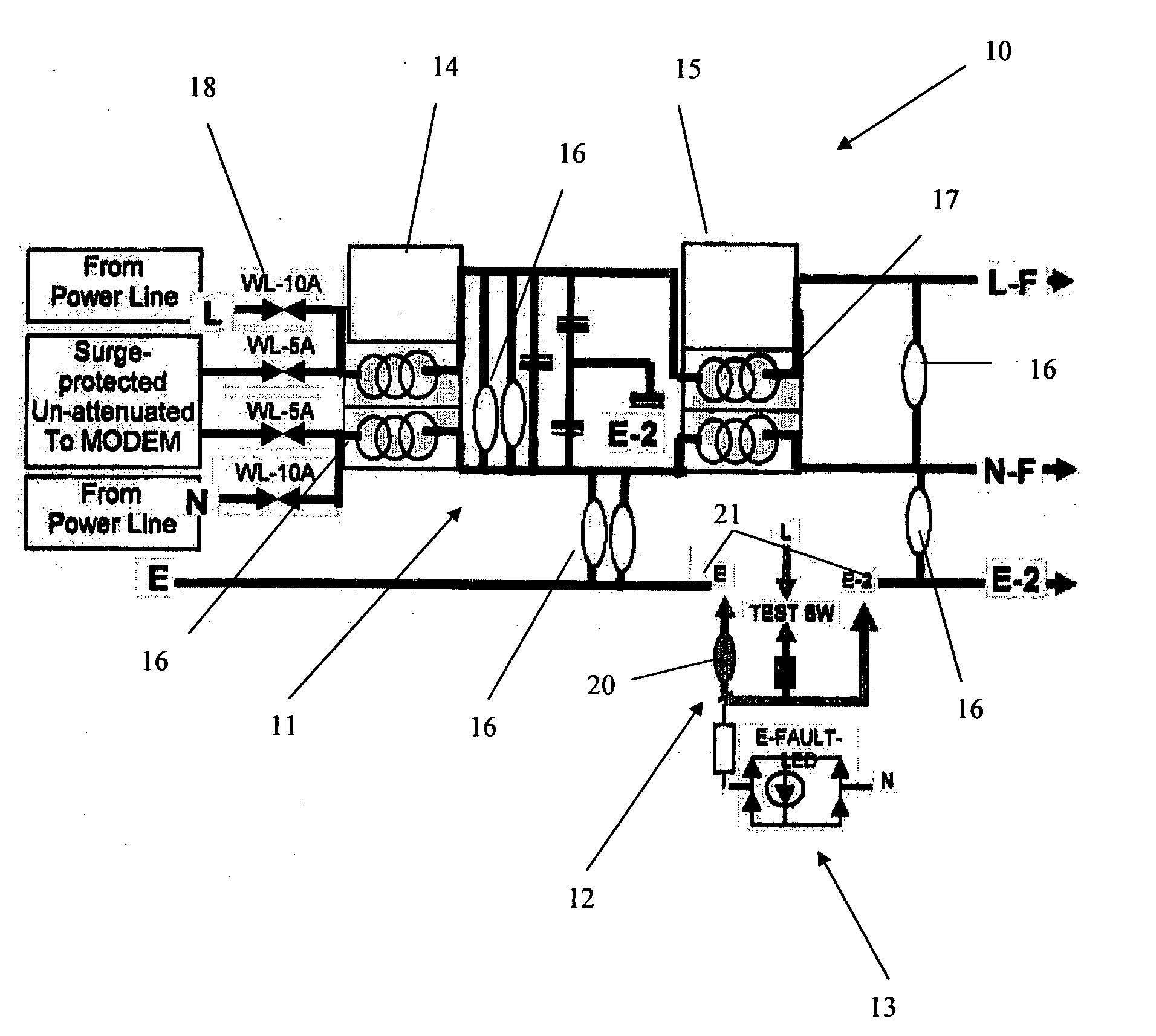 Electrical interface protecting apparatus