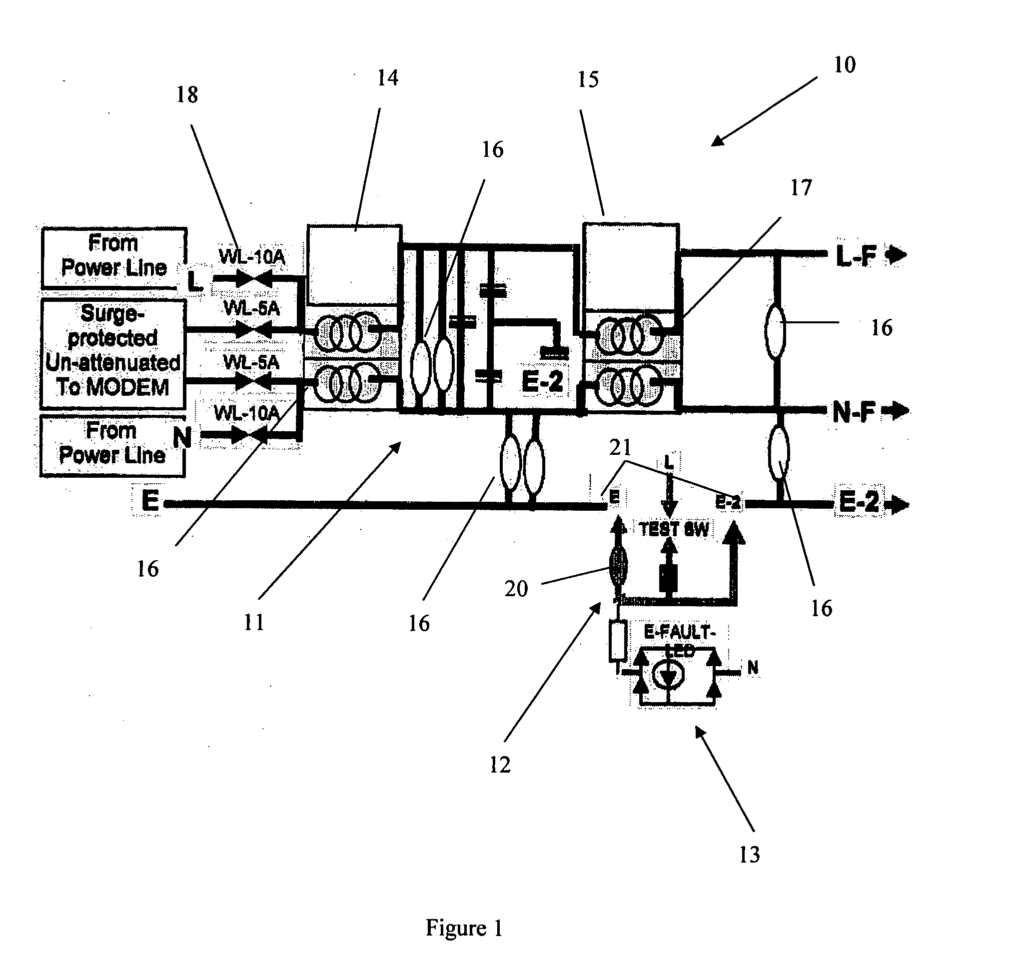 Electrical interface protecting apparatus