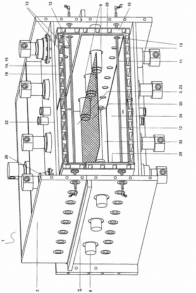 Device for thermally treating substrates