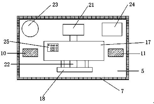 Building construction vertical type brick attaching device facilitated to feeding