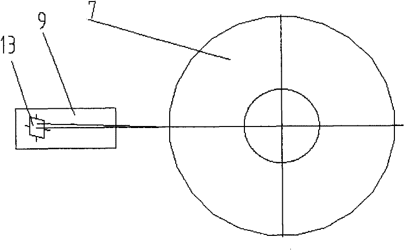 Dynamic angle measurement error detector used in photo-electric axial angle encoder