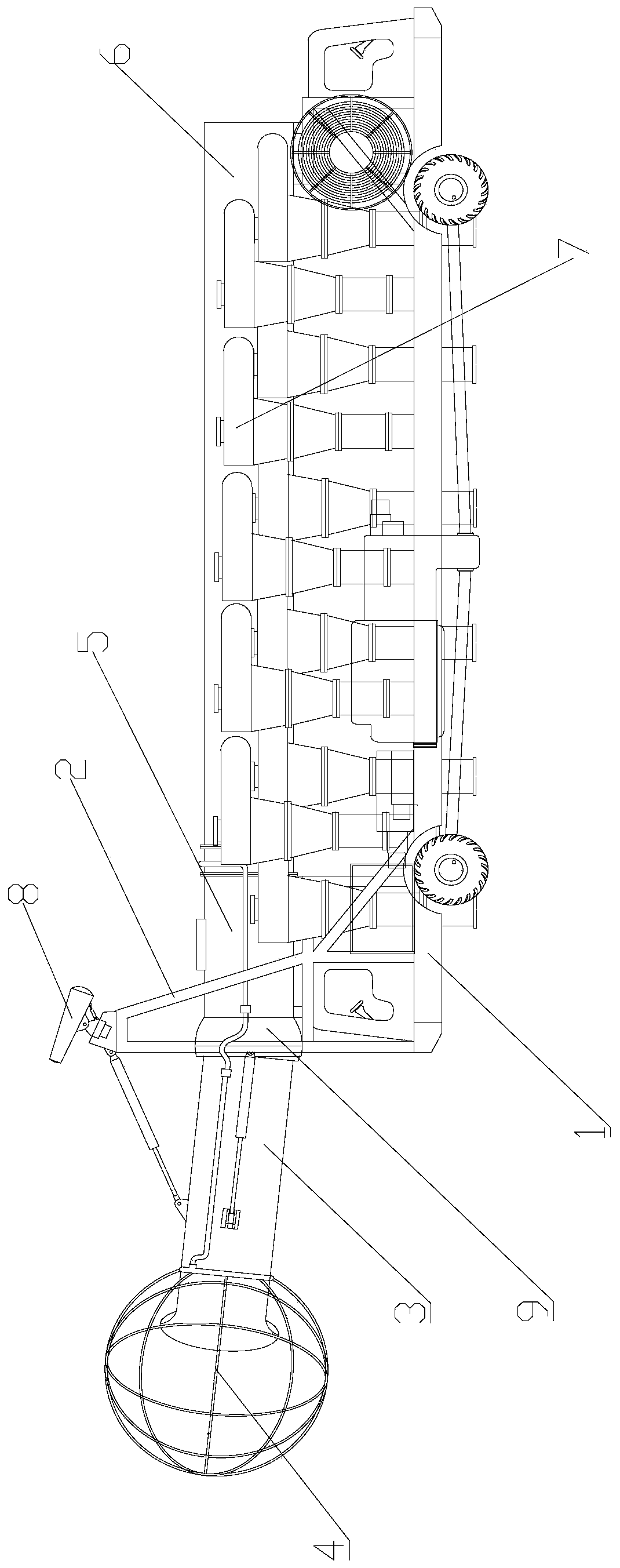 Movable dust removal equipment without filter element