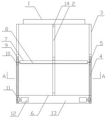 Curing barn structure with adjustable volume and use method thereof