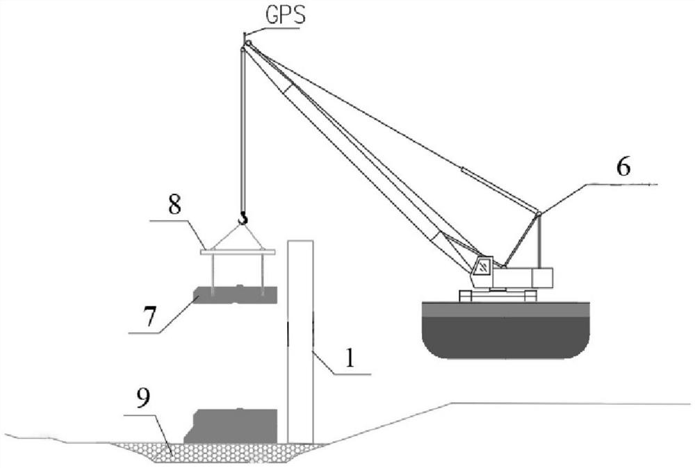 Square block mounting and positioning method