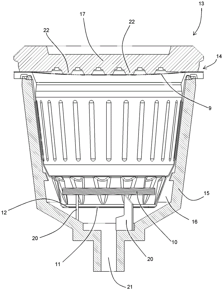Capsule and system for making beverages
