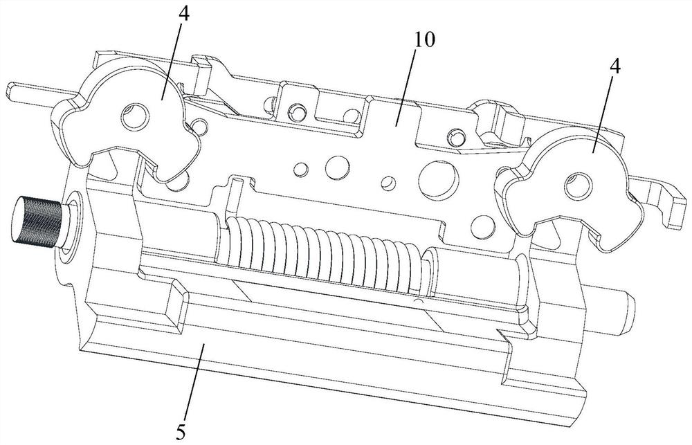 Lock catch device