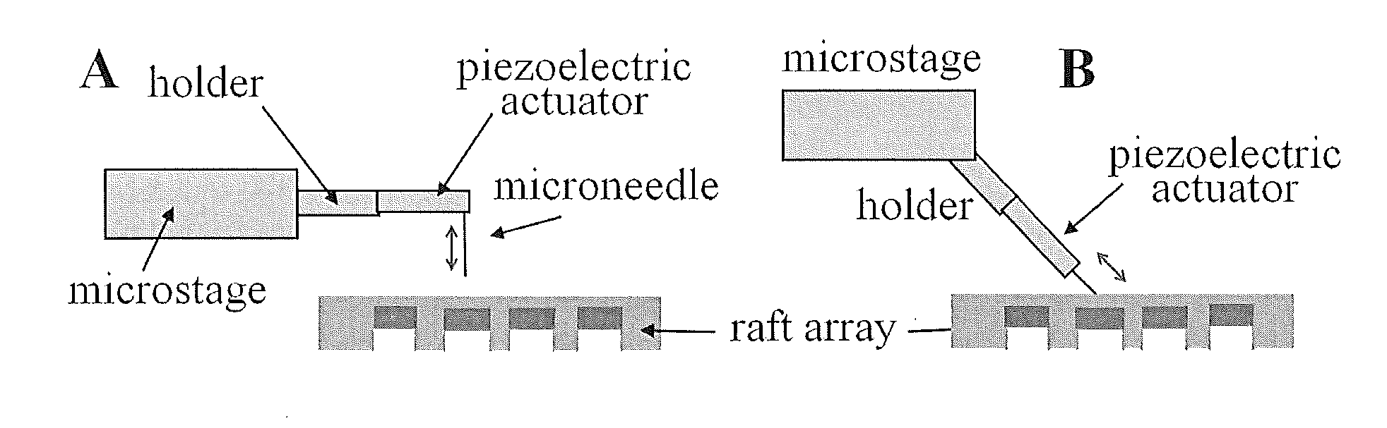 Array of micromolded structures for sorting adherent cells