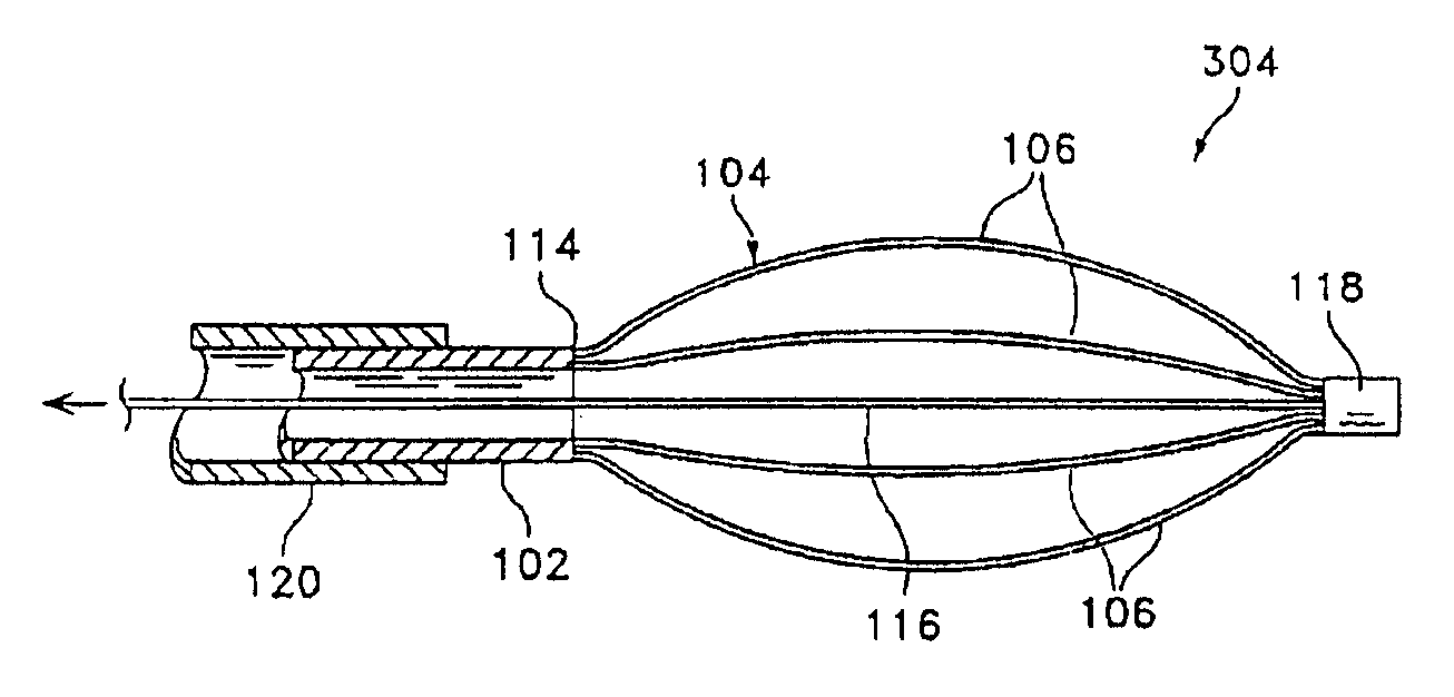 Devices for modification of airways by transfer of energy