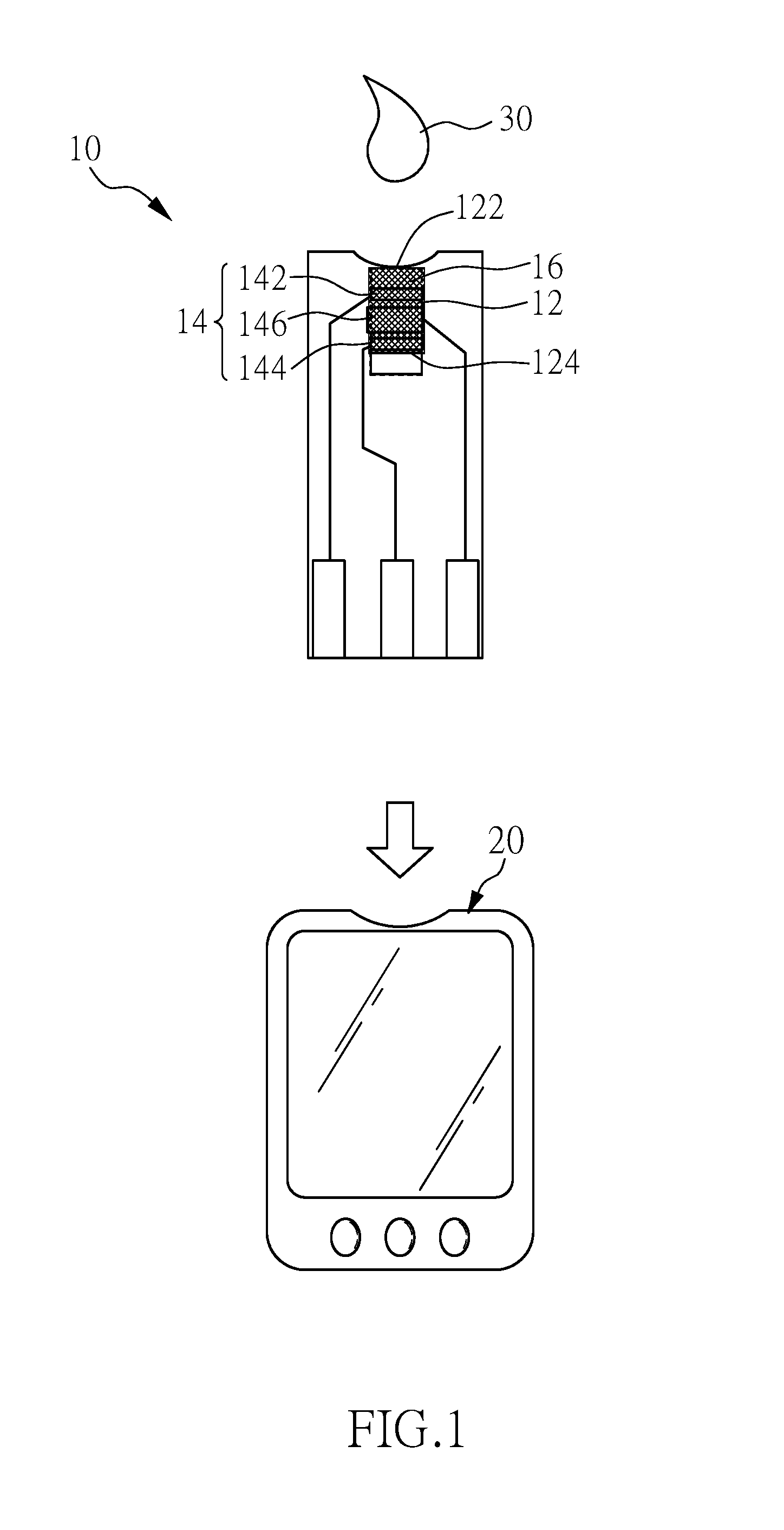 Test Strip and Detecting Device