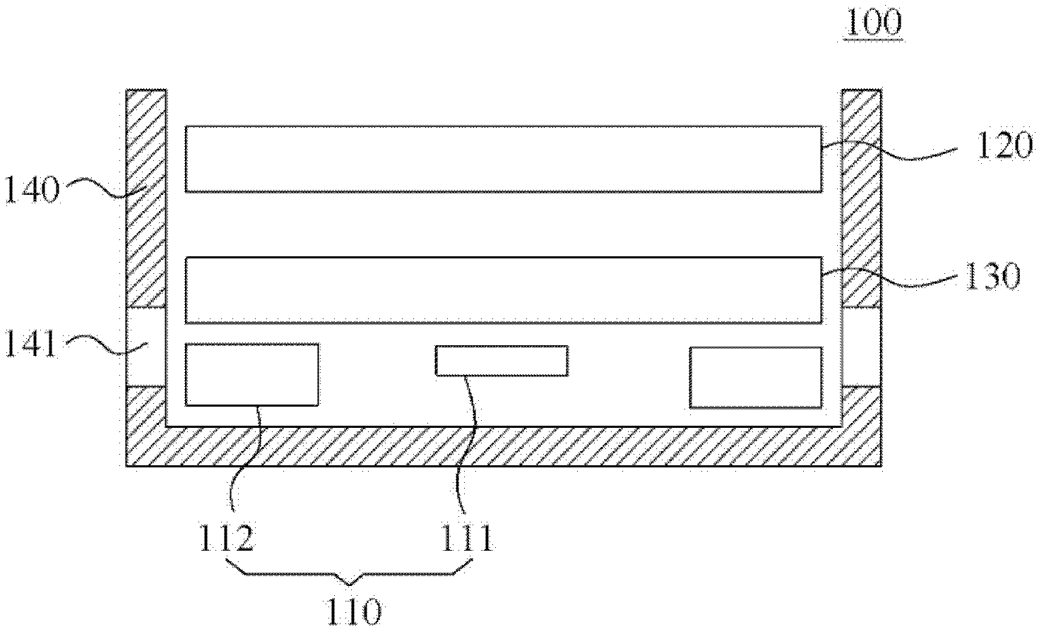 A heat radiation module and a display device employing the heat radiation module