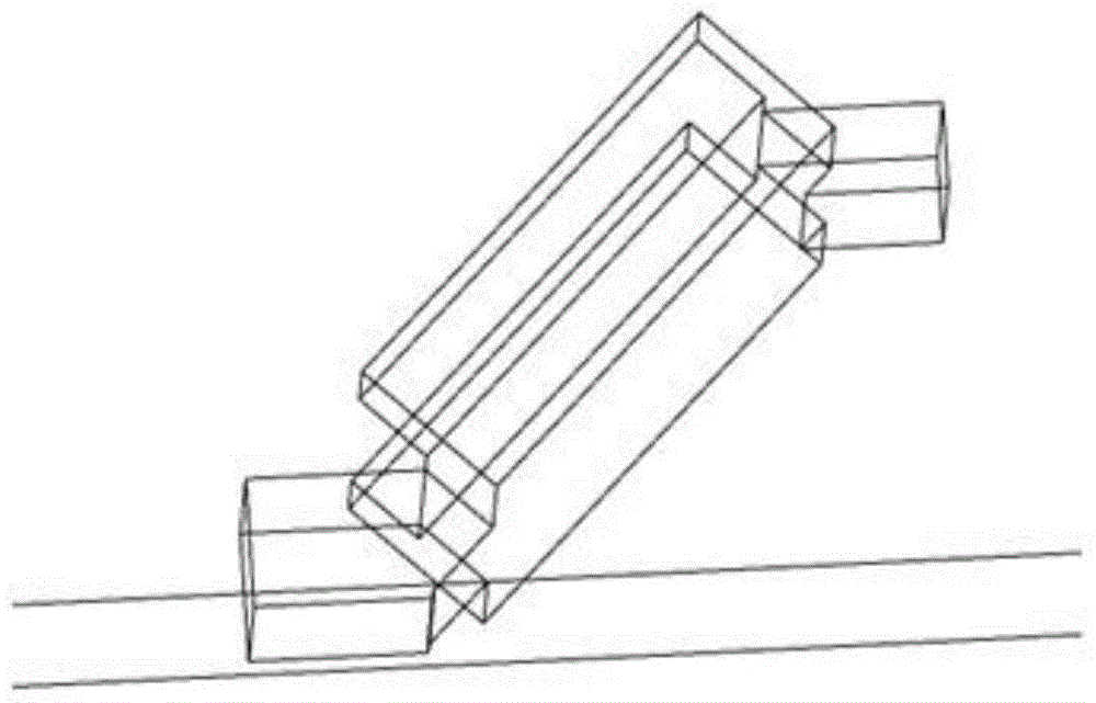 A drainage type insertion device in a heat exchange tube