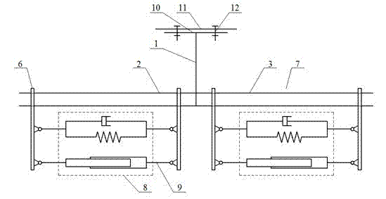 Structure for preventing flashover of power transmission circuit by windage yaw