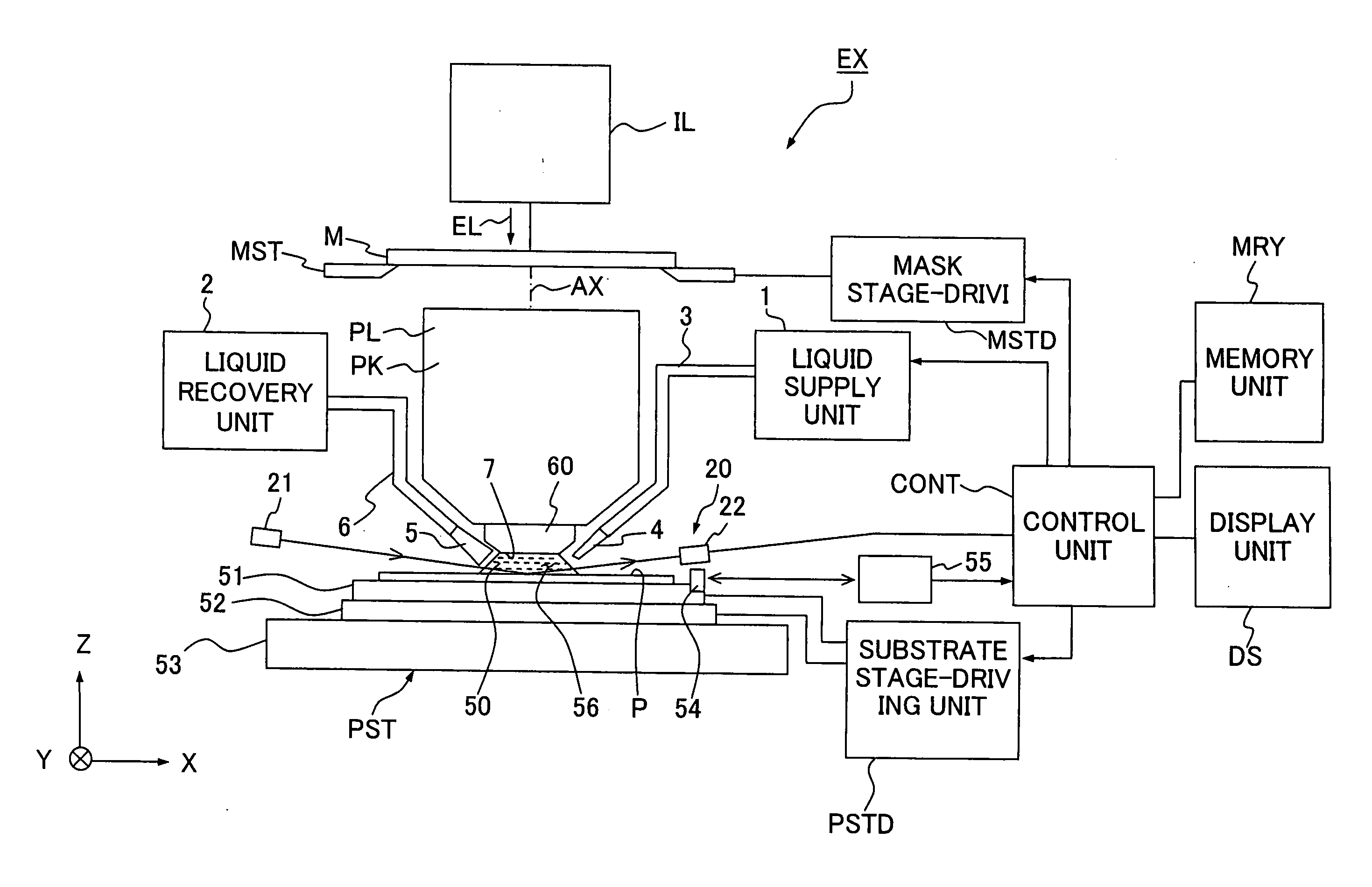 Exposure apparatus and method for producing device