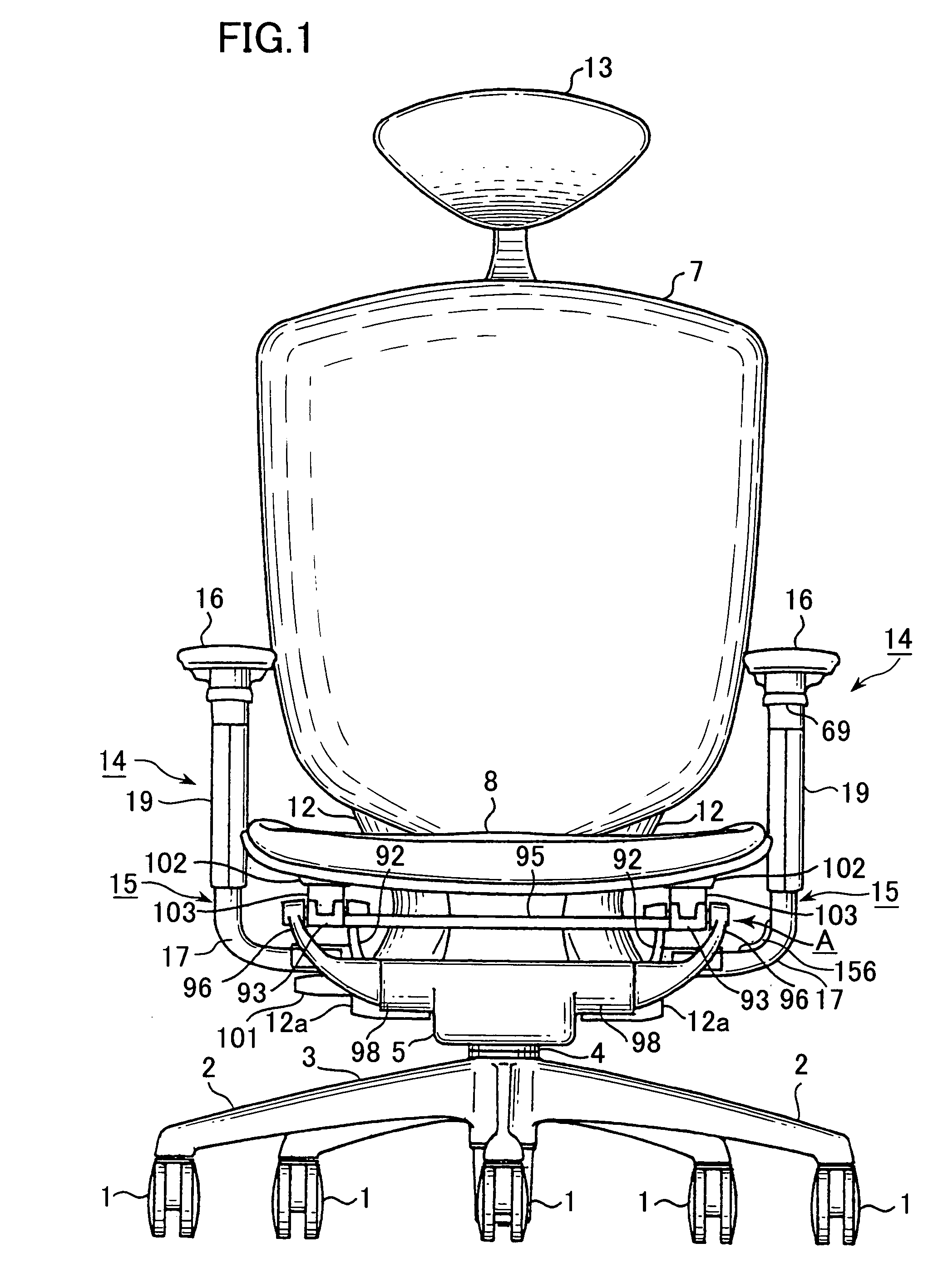 Tilting mechanism for a chair and chair having the same