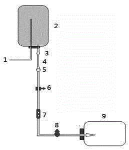 Simple CO2 trapping device and measuring method for detecting &lt;13&gt;C and &lt;14&gt;C in CO2