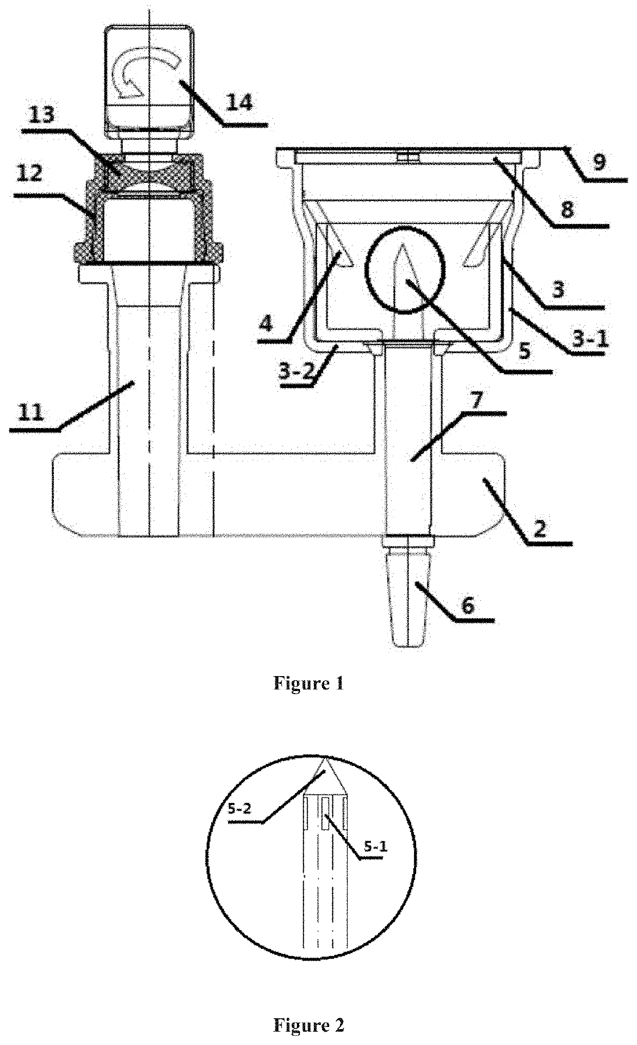 Single-needle medicine mixer, dual hard ports, and soft infusion bag