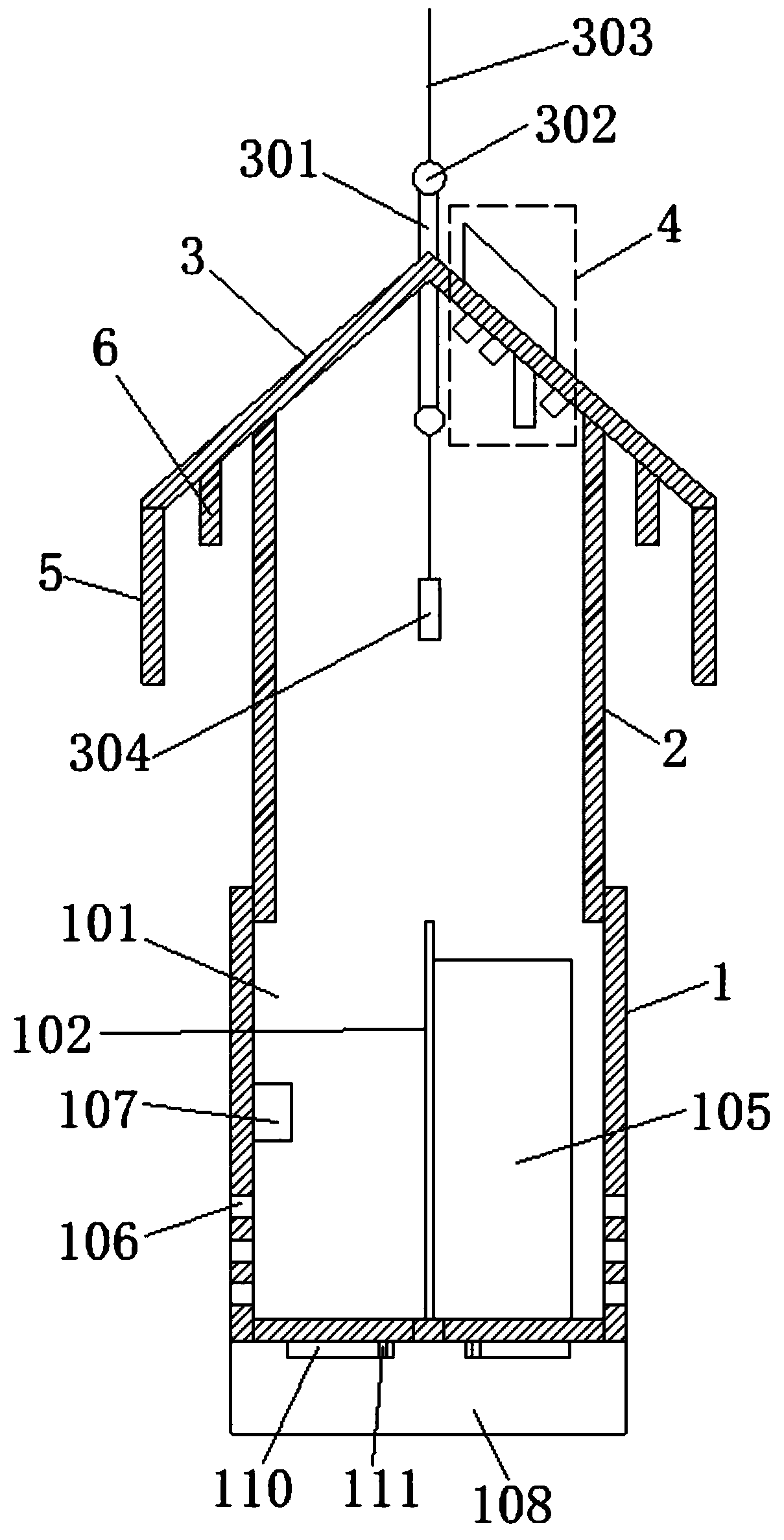 Device and method for stabilizing number of Trichogramma ostriniae in field