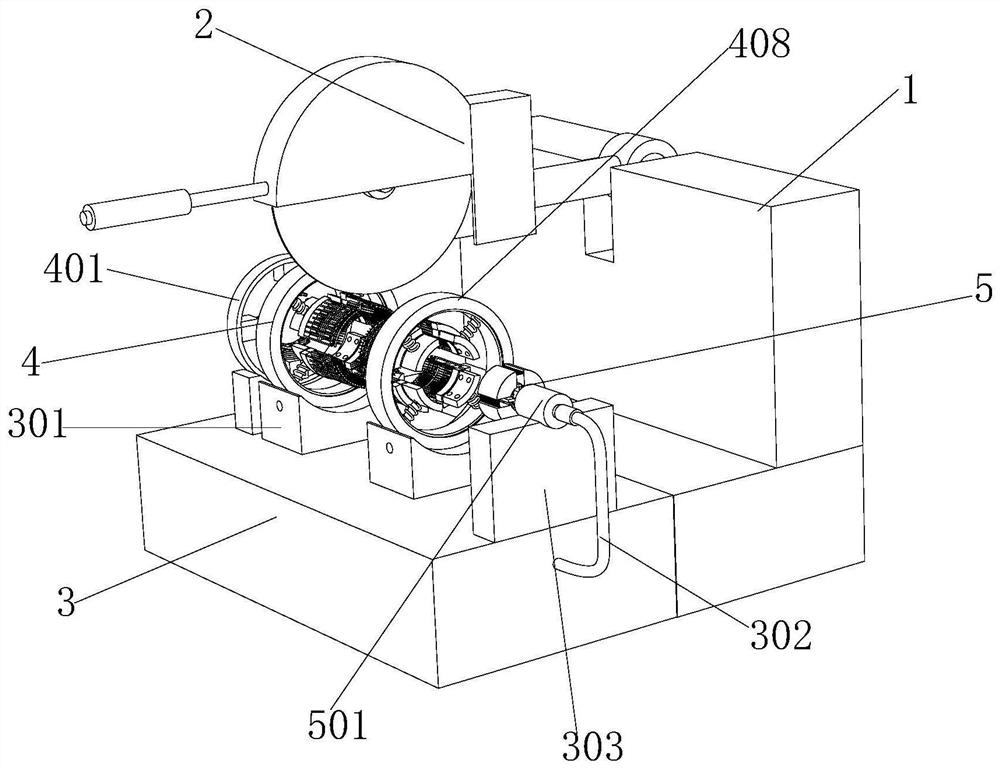 Steel pipe cutting device for high-end equipment manufacturing