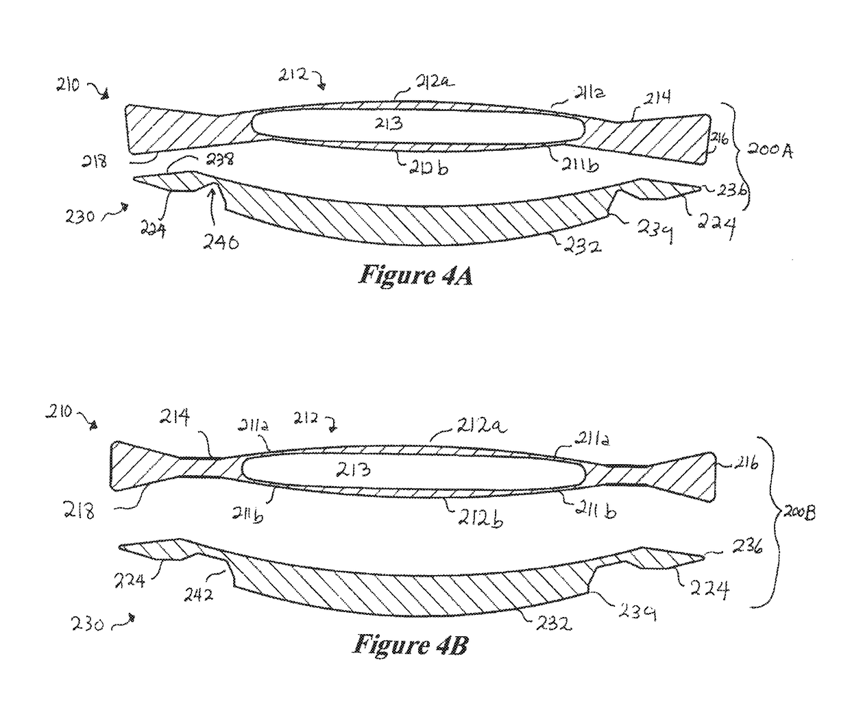 Two-part accomodating intraocular lens device