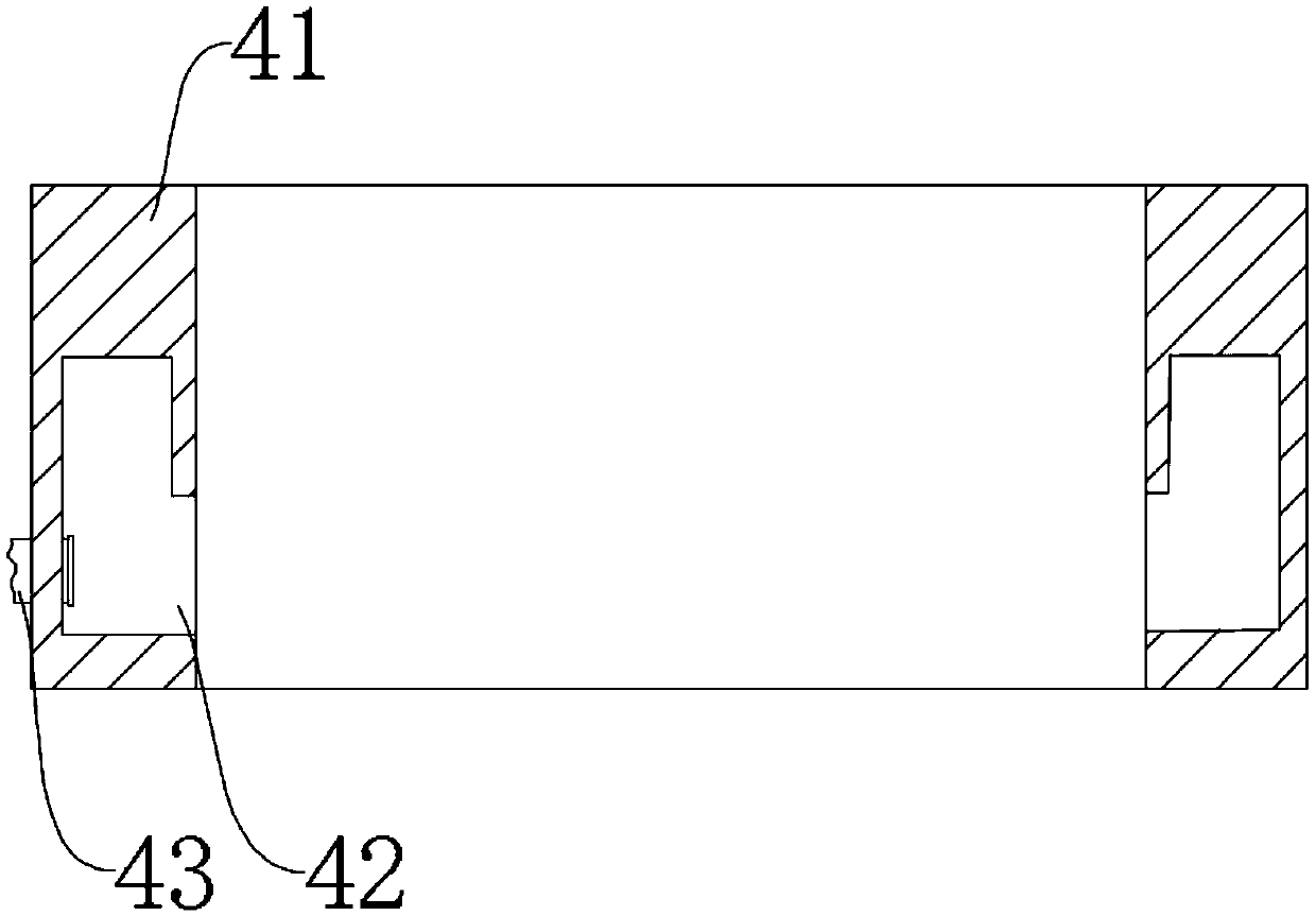 Secondary sample mounting device for corrosion layer of lead-acid storage battery plate