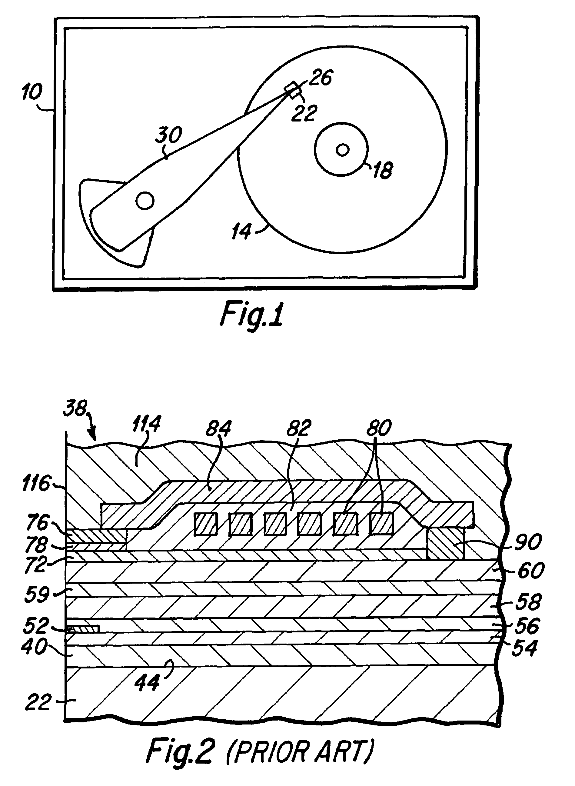 Inductive magnetic head with non-magnetic seed layer gap structure and method for the fabrication thereof