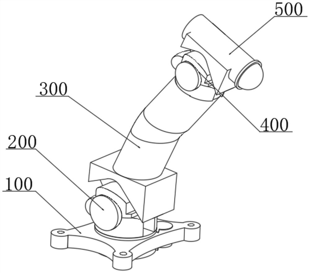 Prediction needle type camera based on audio frequency orientation and support adjusting assembly thereof