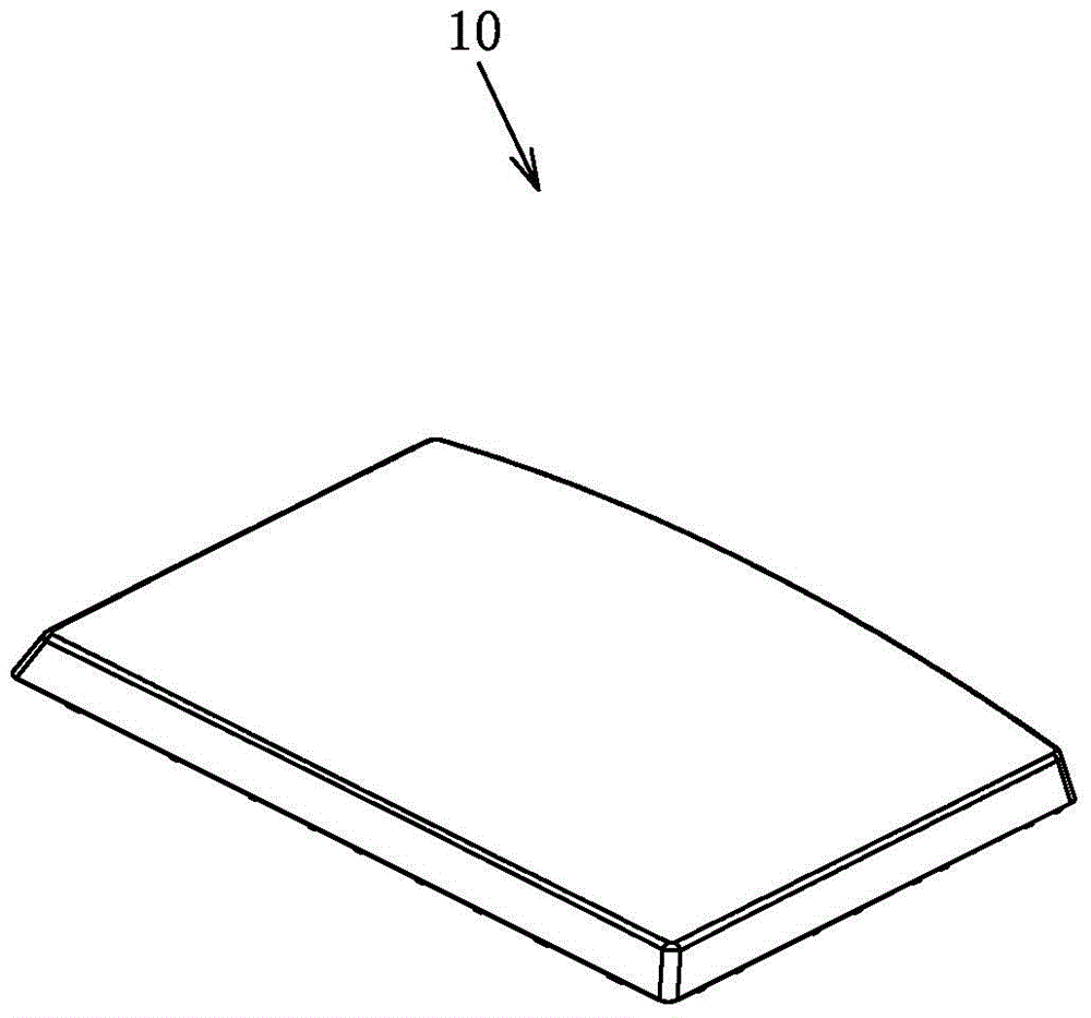 Large-scale sliding block structure for preventing product from burring