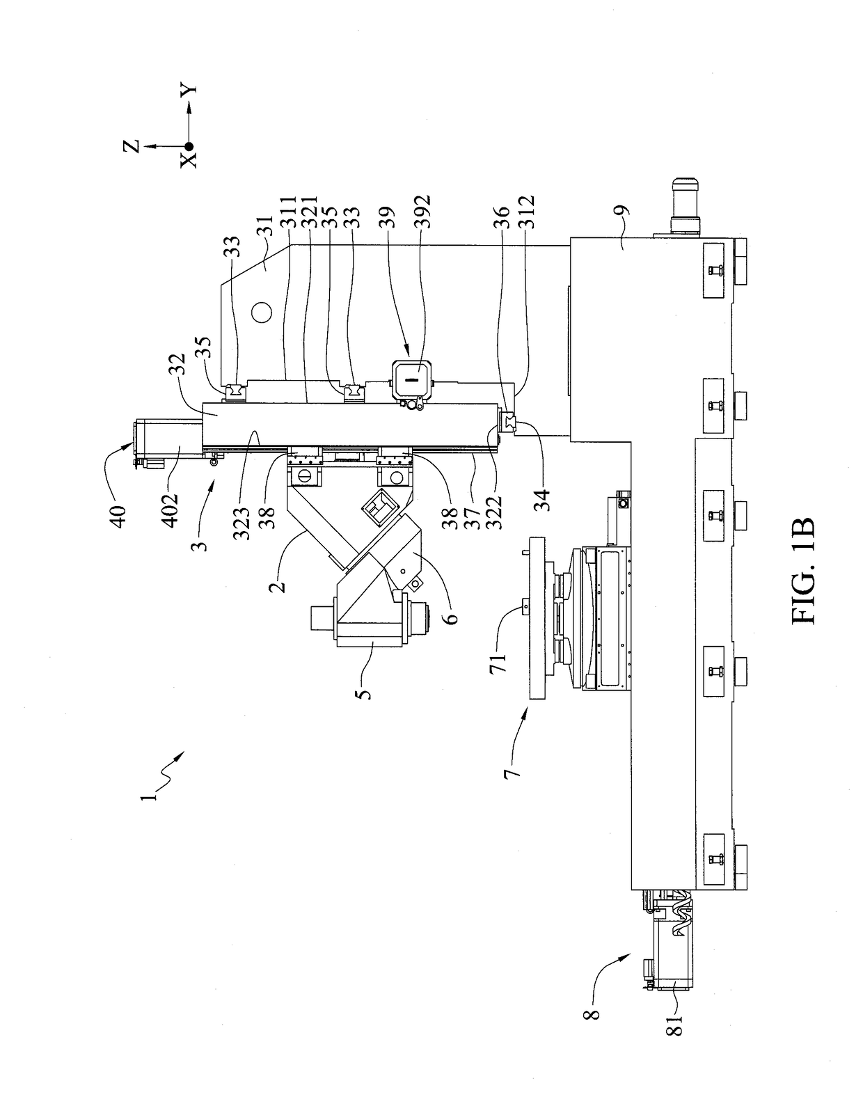 Machine tool and feed saddle structure thereof