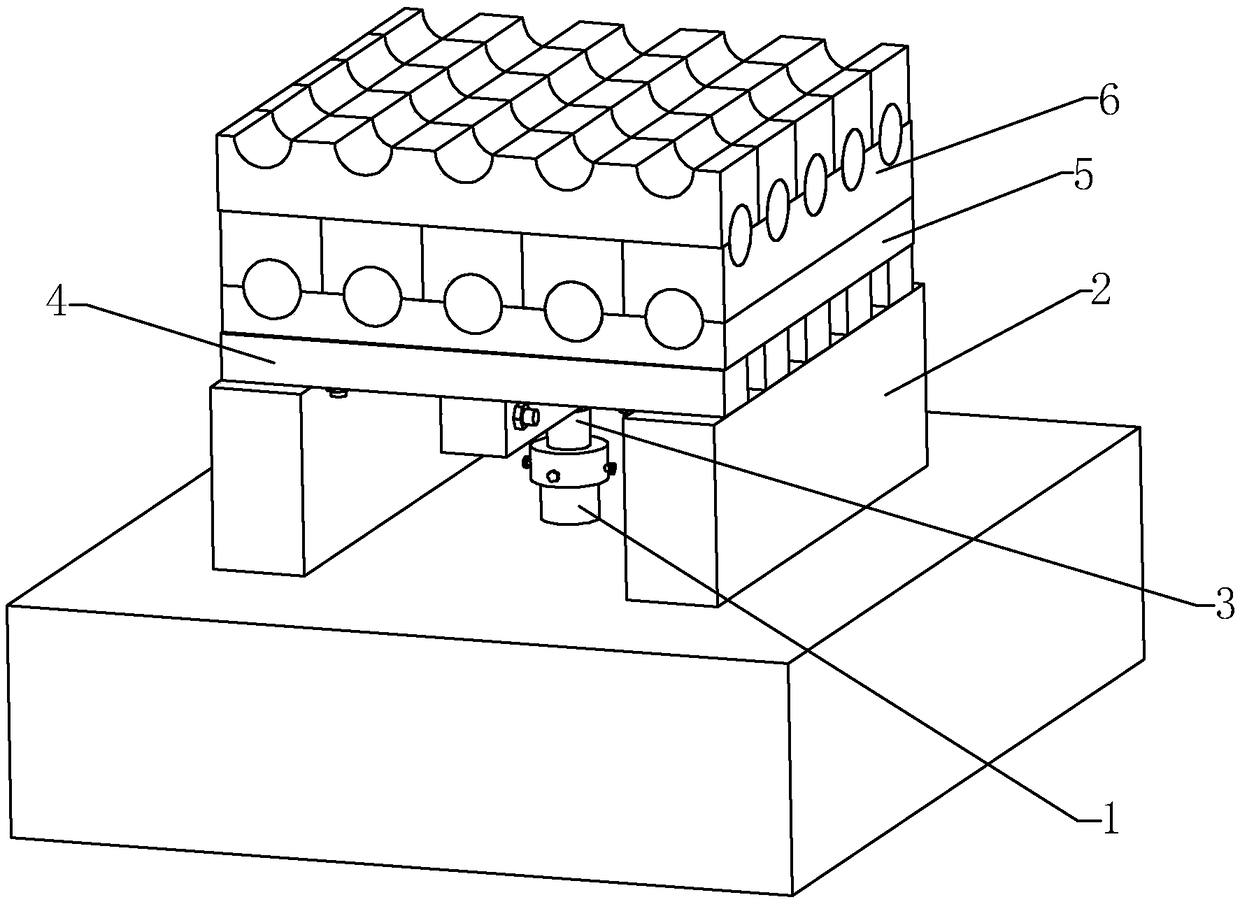 A pile foundation static load test system