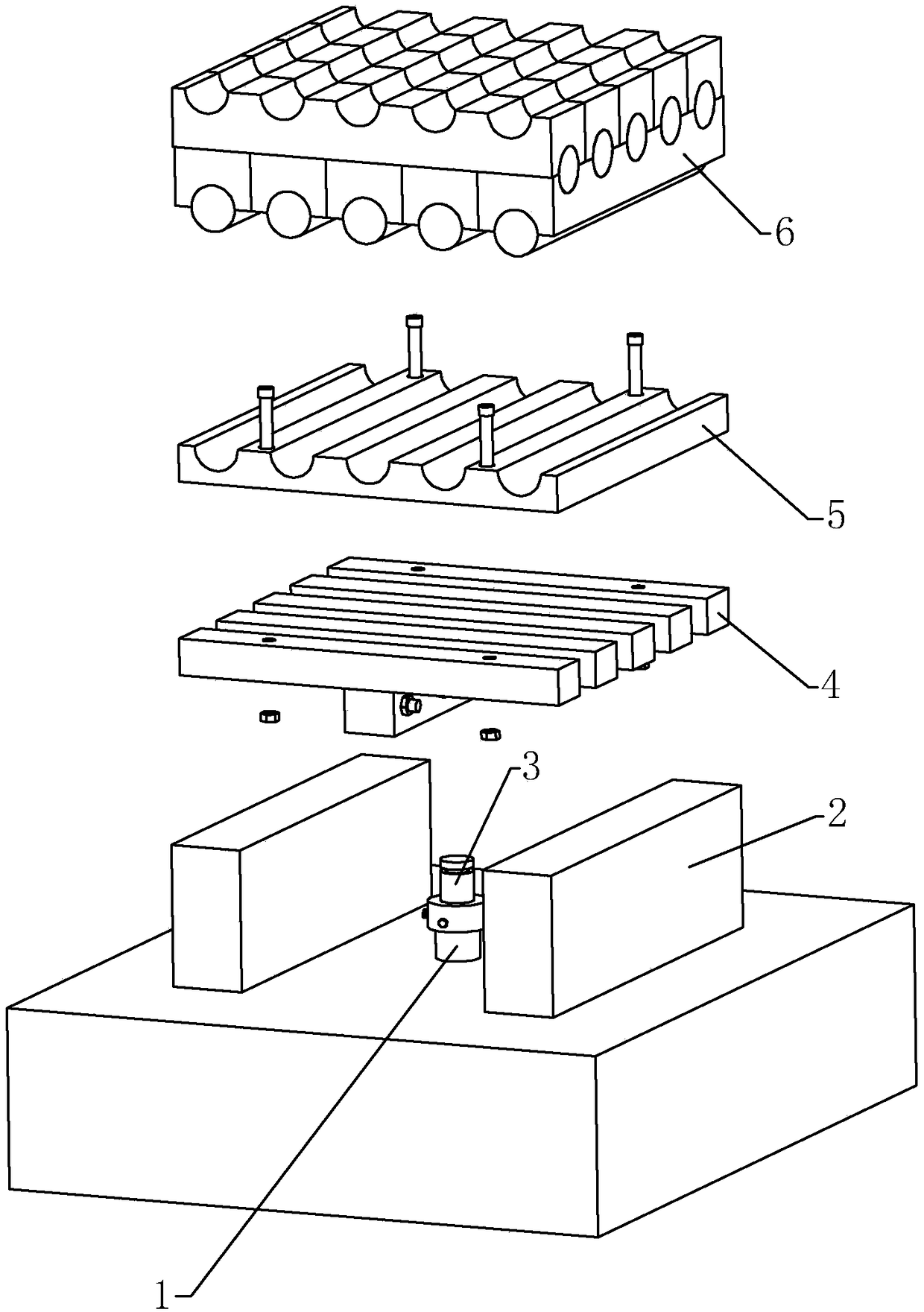 A pile foundation static load test system