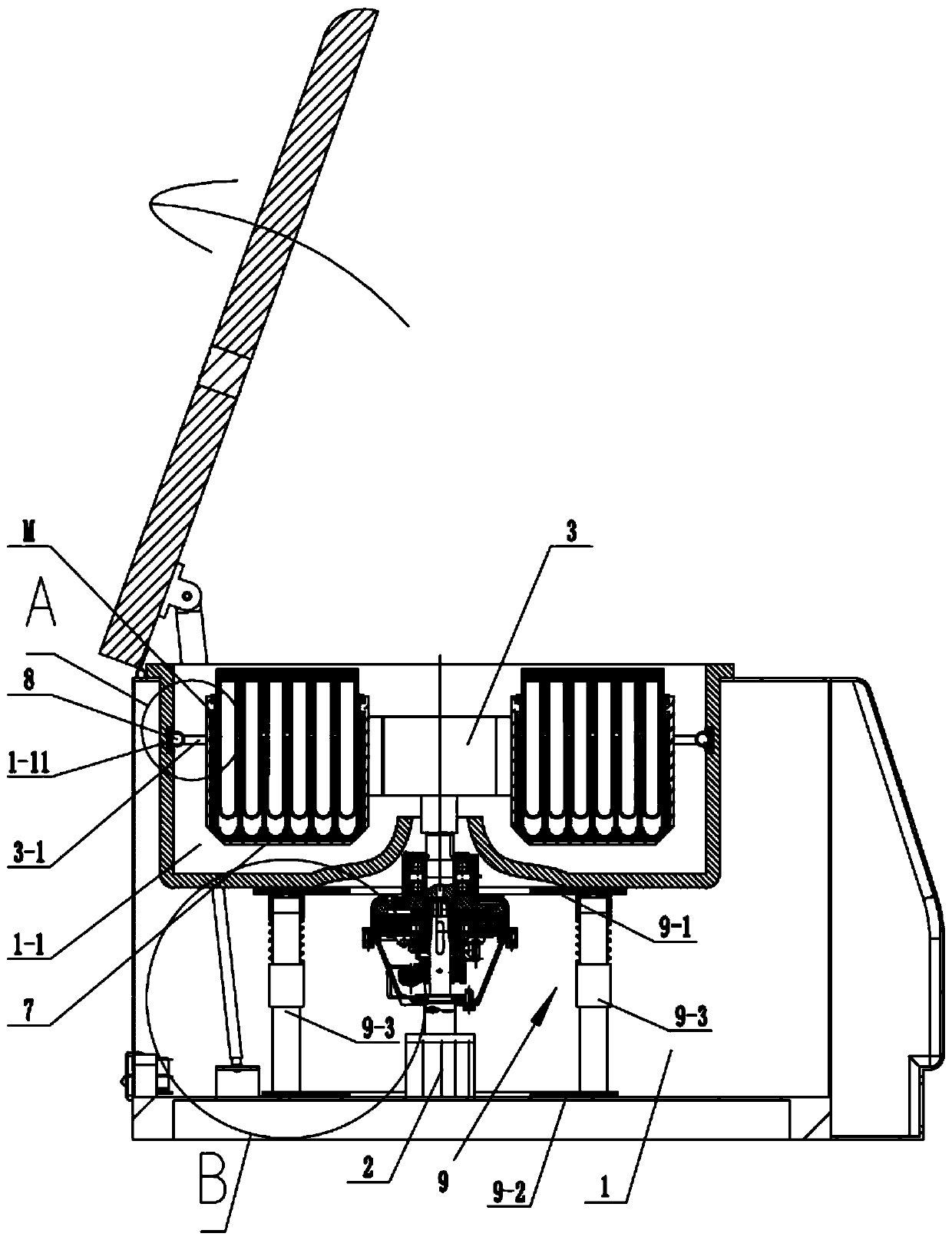 Vacuum blood collection tube centrifuge