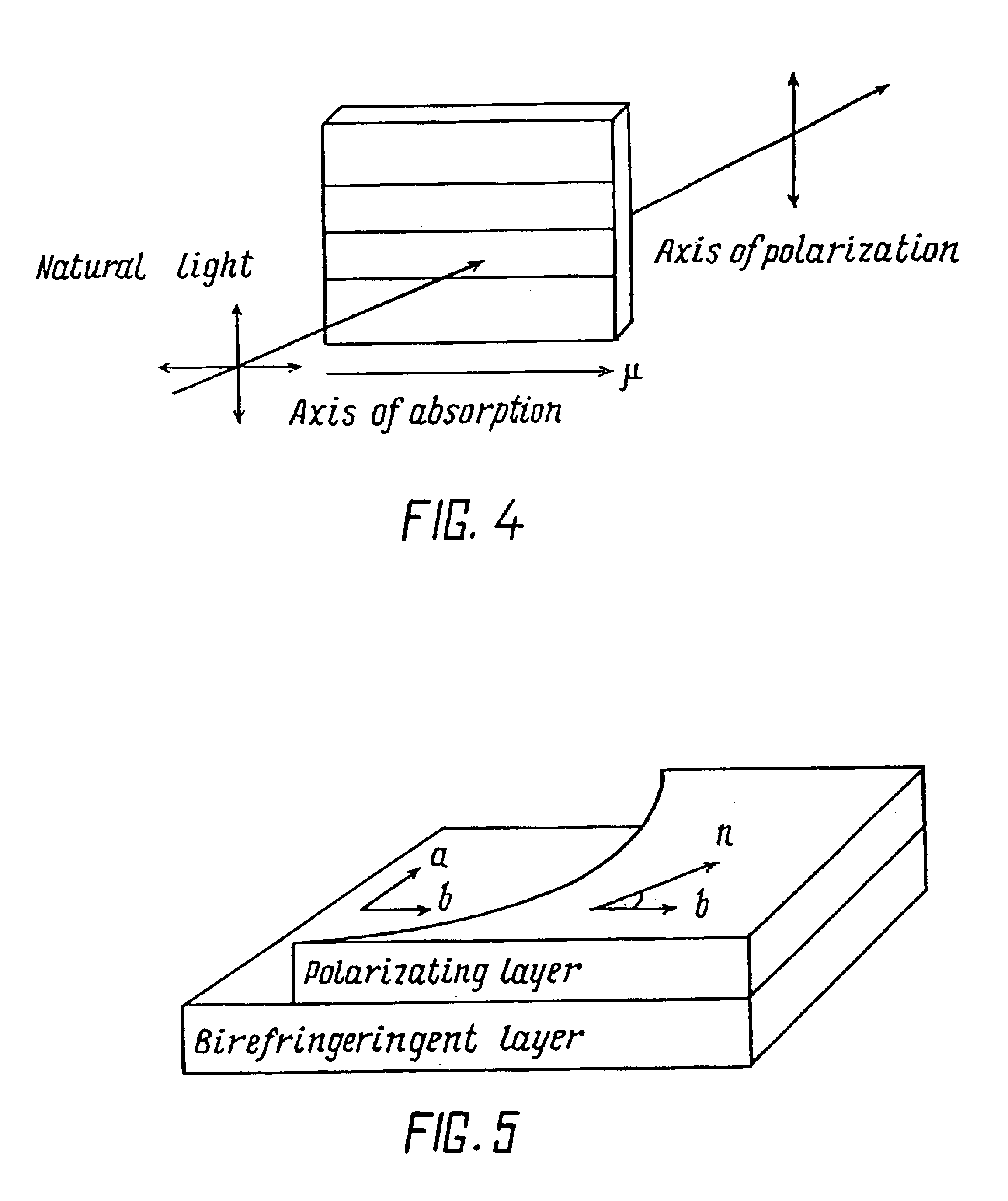 Polarizer and liquid crystal display element