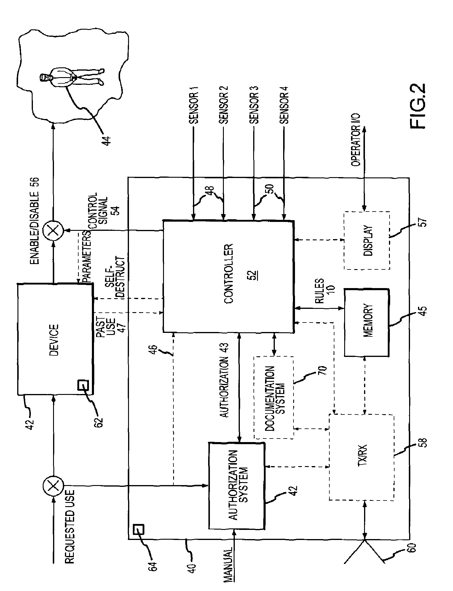 Safeguard system for ensuring device operation in conformance with governing laws