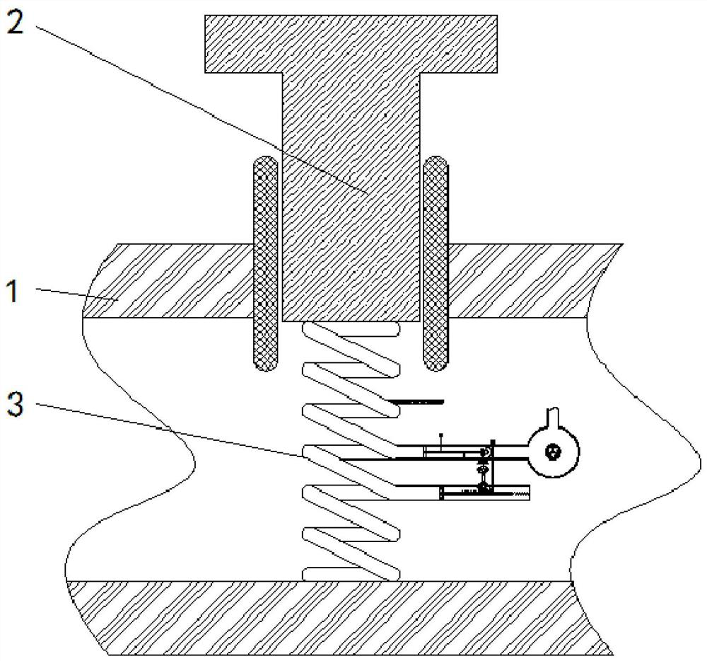 Keyboard capable of automatically recovering elastic force of spring