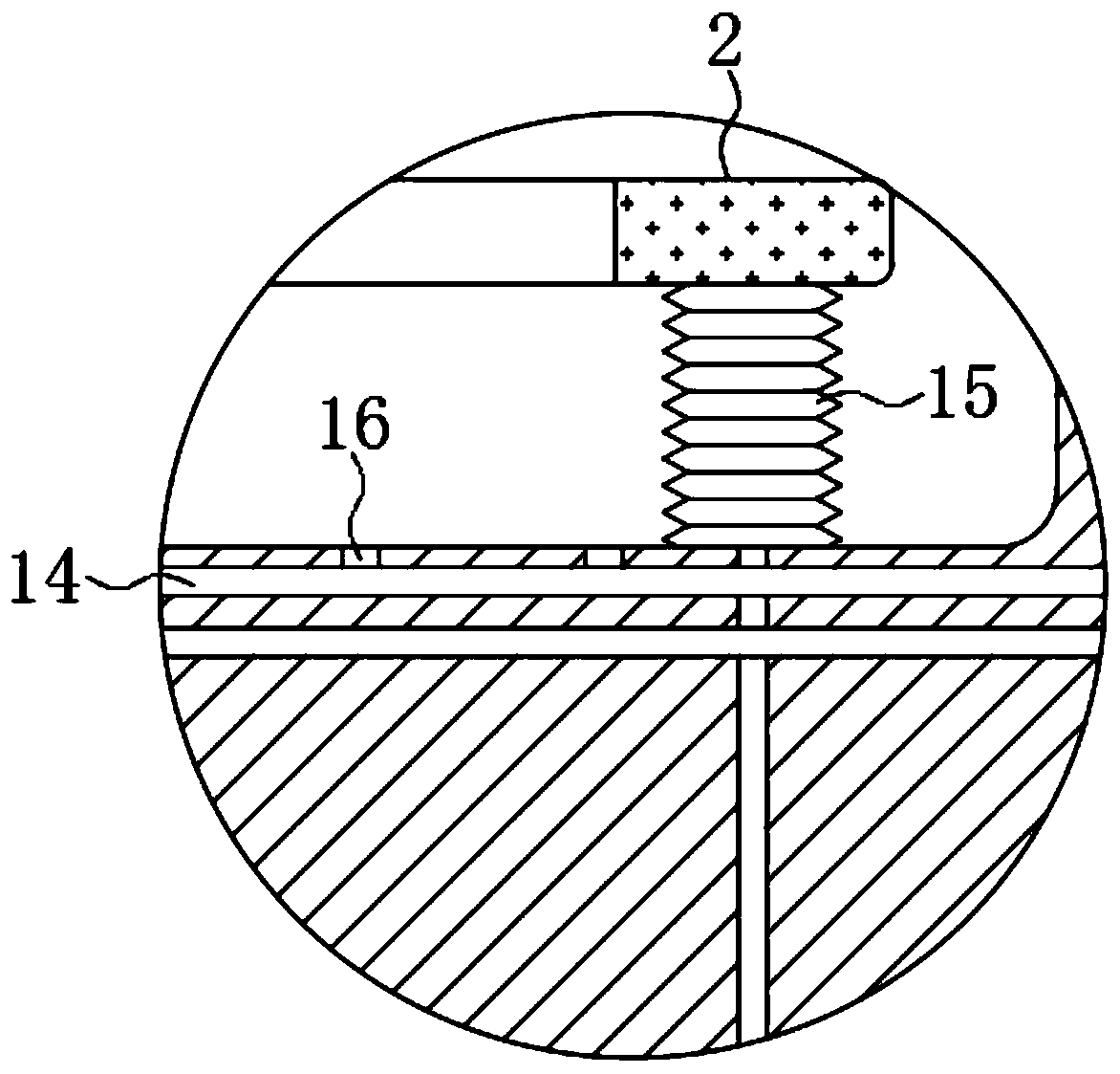 Cosmetic raw material stirring device