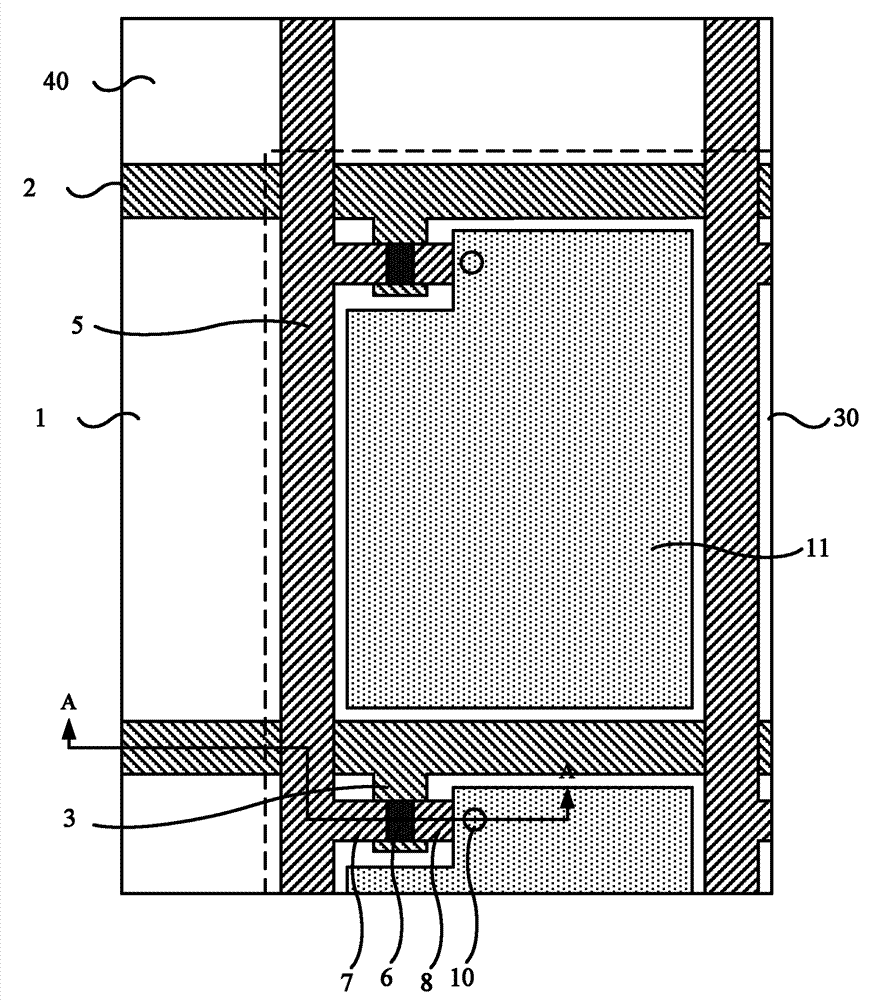 Array substrate, liquid crystal display and manufacturing method of array substrate